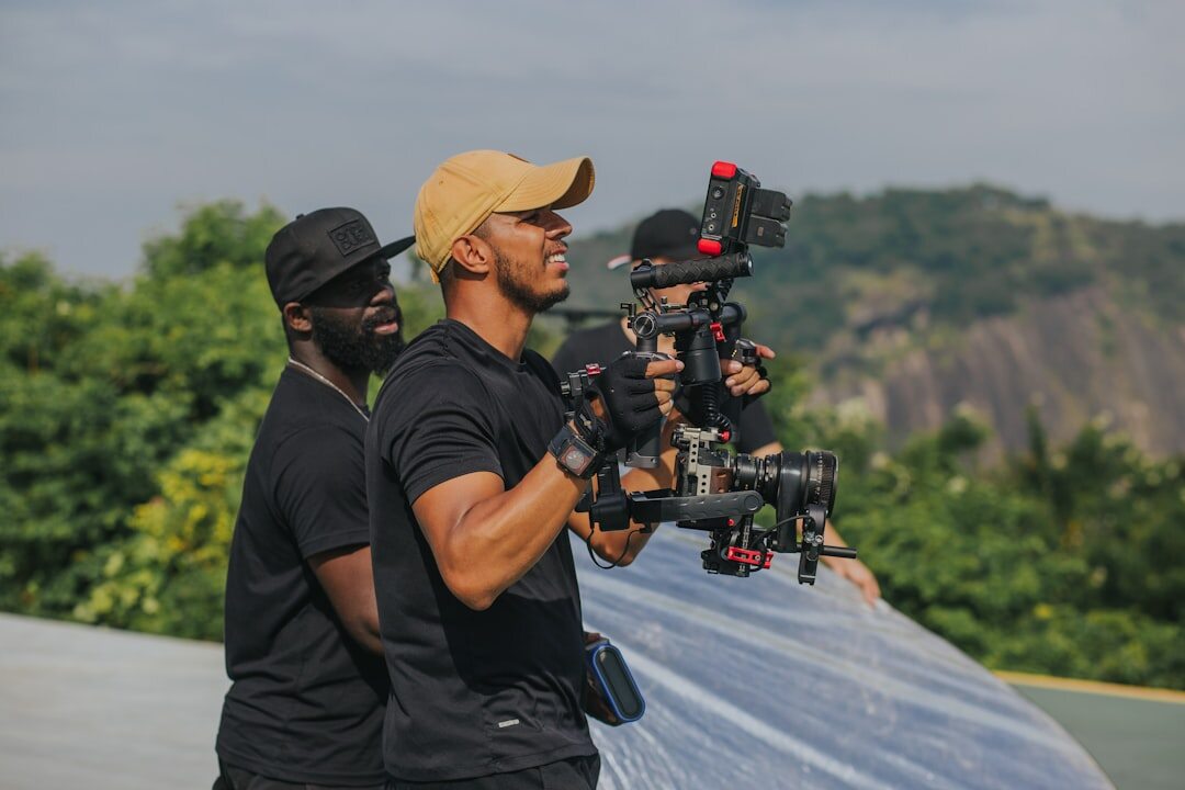 filmmaker directing scene