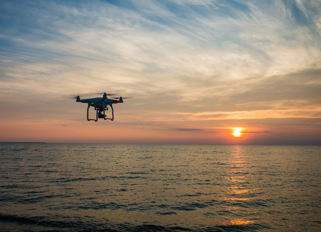 drone camera flying