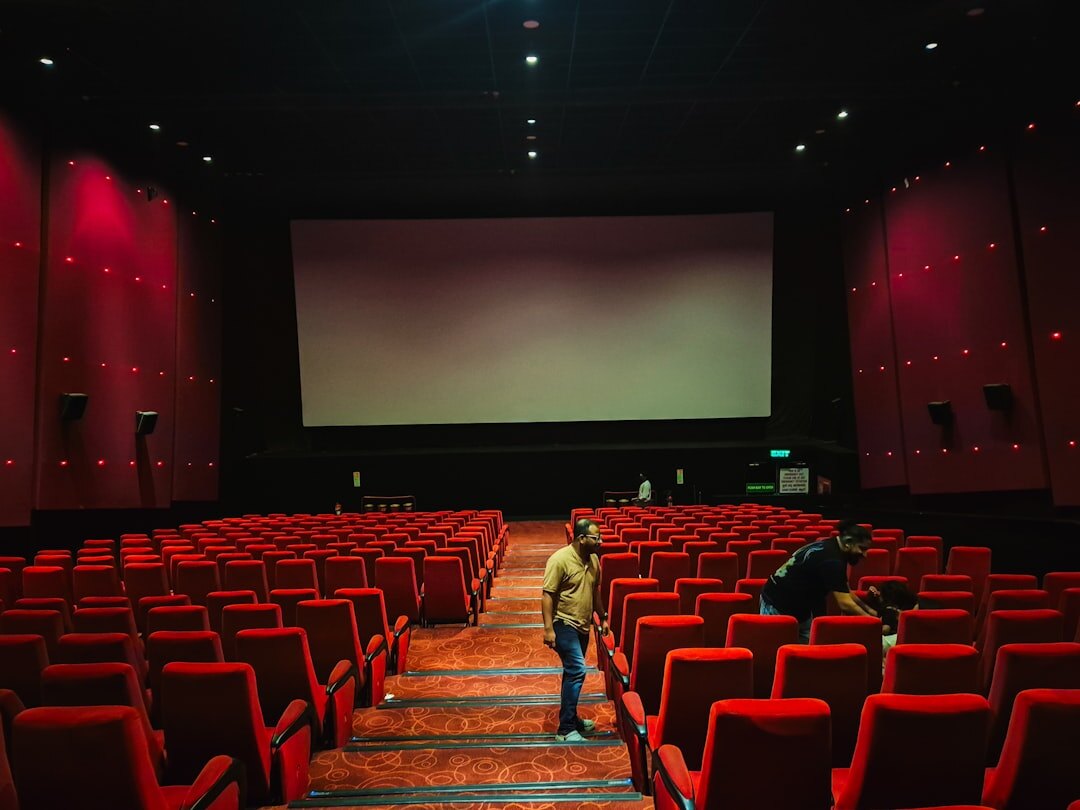 cinema audience watching movie